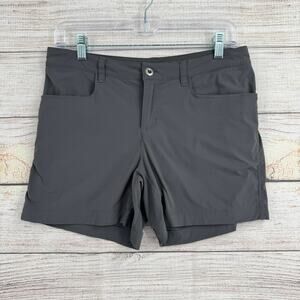 Patagonia Quandary 5" Shorts Womens 4 Gray Stretch Hiking Outdoor 4 Pockets